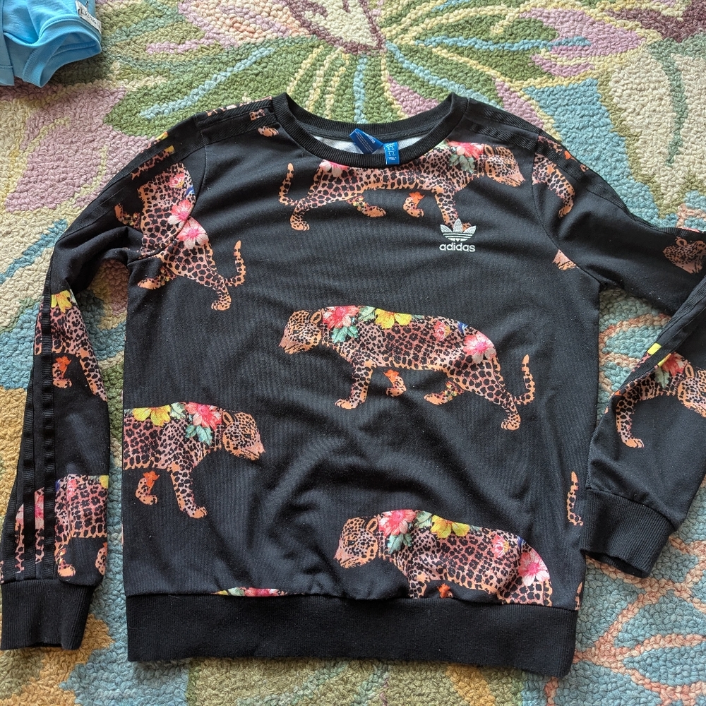 Adidas x Farm Jaguar crew neck sweatshirt